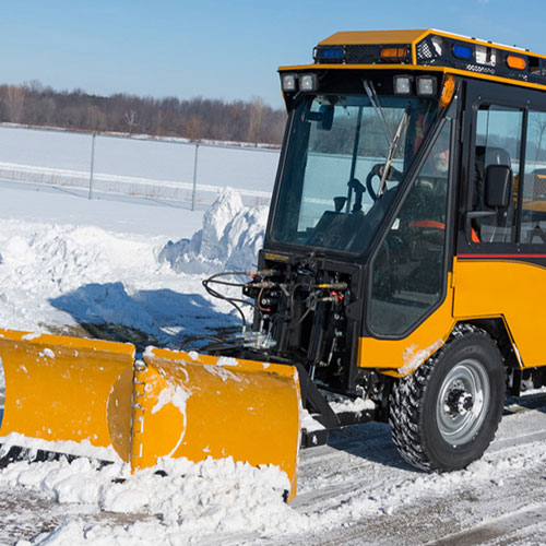 Trackless 5 Position Folding V Plow (Accessory) - Joe Johnson Equipment